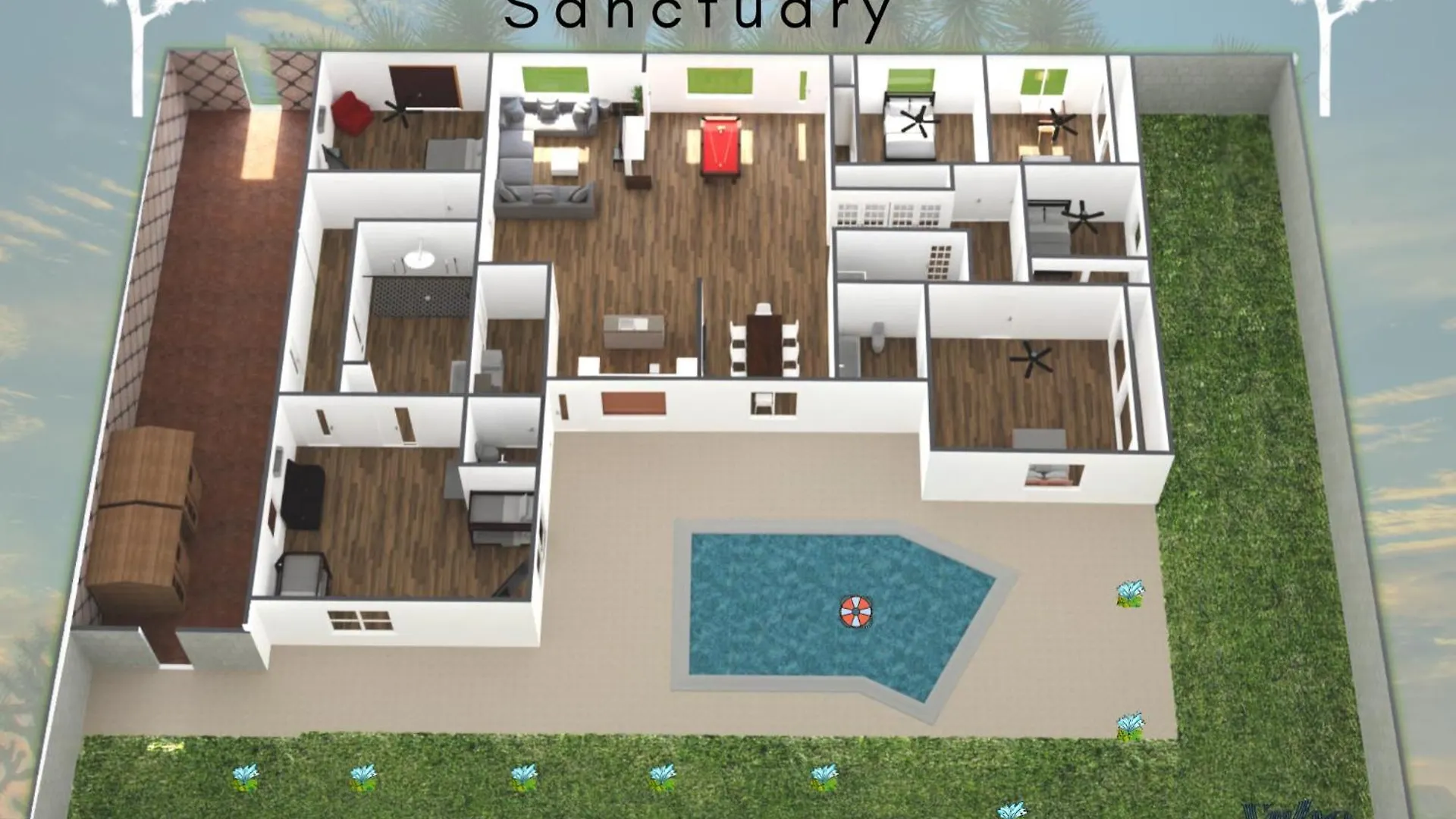 Hébergement de vacances Lux Private Home - Pool, Billiards, 8 Smart Tvs, Board Games, Cotton Bedding - The Stone Sanctuary At Mccullough Hills Trailhead Las Vegas